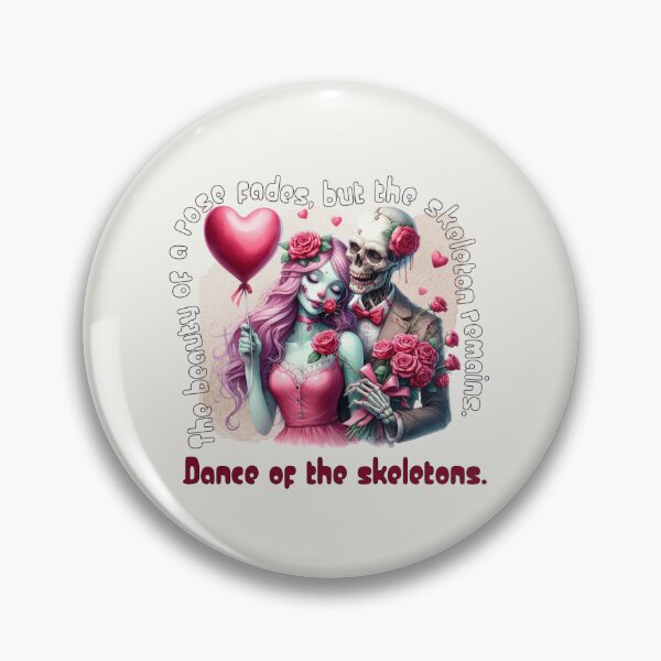 Item preview, Romantic Skeleton Dance - Beauty and the Rose designed and sold by DesignMindSG.
