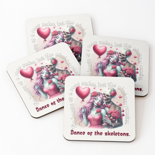 Item preview, Romantic Skeleton Dance - Beauty and the Rose designed and sold by DesignMindSG.