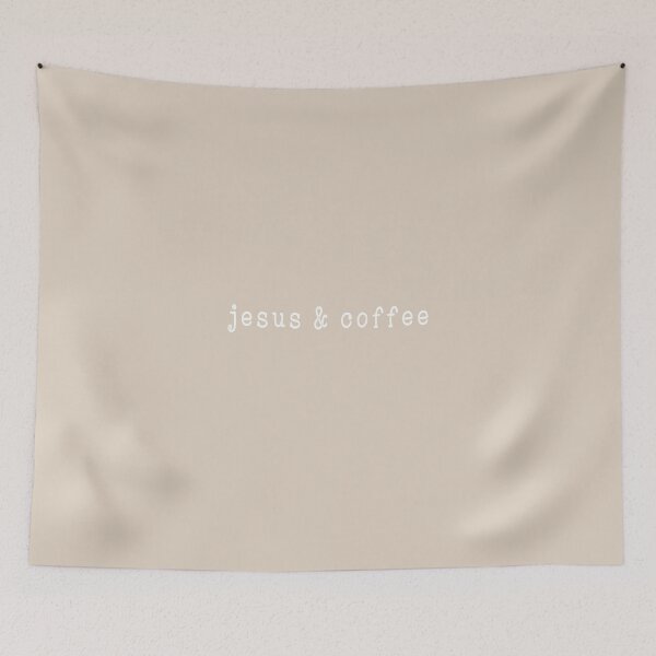 Item preview, Cute Christian Jesus and Coffee designed and sold by daughterinchrist93.