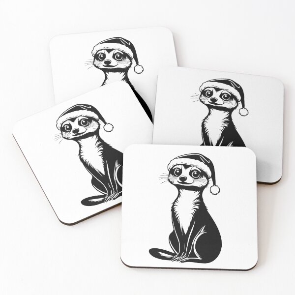 Item preview, Festive Meerkat Charm designed and sold by JollyCritters.