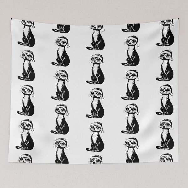 Item preview, Festive Meerkat Charm designed and sold by JollyCritters.
