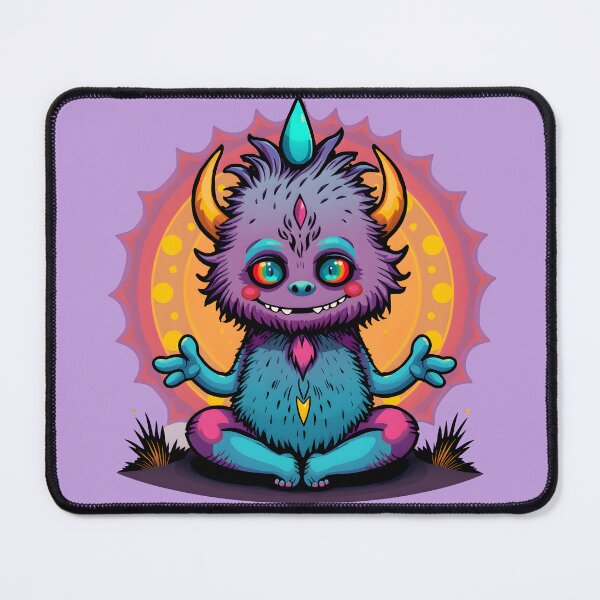 Item preview, Monster Meditation designed and sold by Silvermoonmyst.