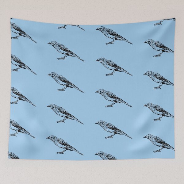 Item preview, Yellow-tinted Honeyeater Black Design  designed and sold by designsasstultd.