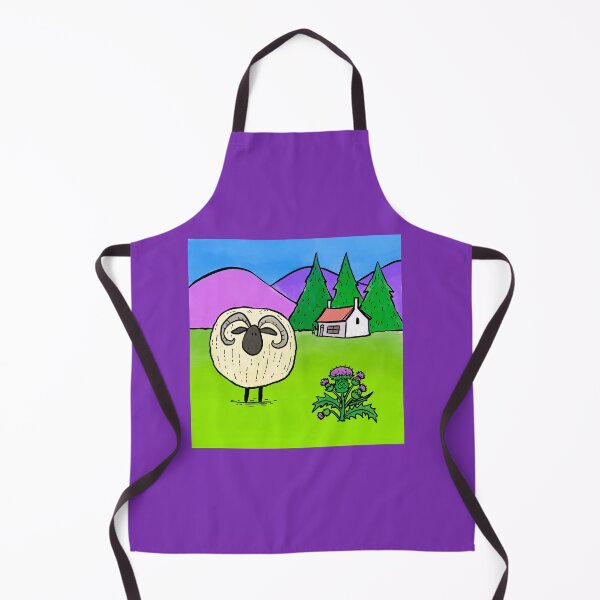 Item preview, Scottish Sheep and Thistle designed and sold by PickledjoArt.