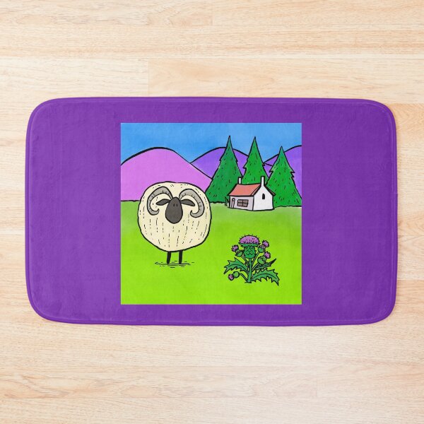 Item preview, Scottish Sheep and Thistle designed and sold by PickledjoArt.