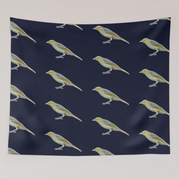Item preview, Yellow-tinted Honeyeater White Alternate Design  designed and sold by designsasstultd.