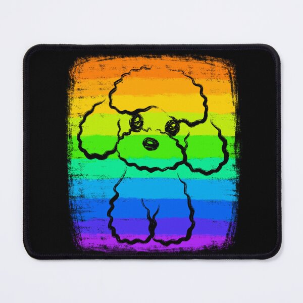 Item preview, Toy poodle rainbow color designed and sold by Toru Sanogawa.