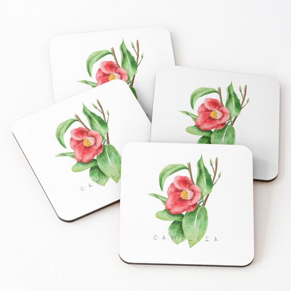 Item preview, camellia illustration designed and sold by Annetodol.