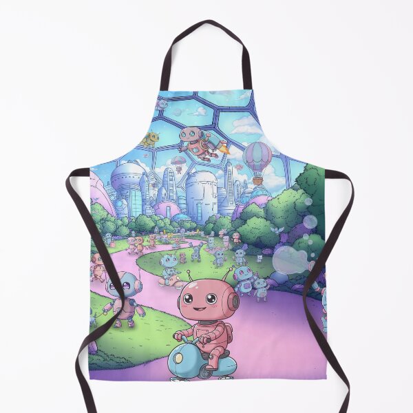 Item preview, Robo Garden: A Whimsical Day in the Robot Dome City designed and sold by TheSillySartor.