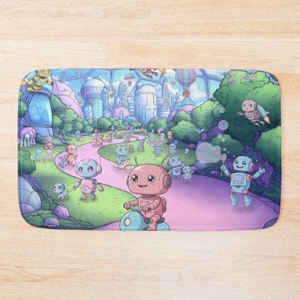 Item preview, Robo Garden: A Whimsical Day in the Robot Dome City designed and sold by TheSillySartor.