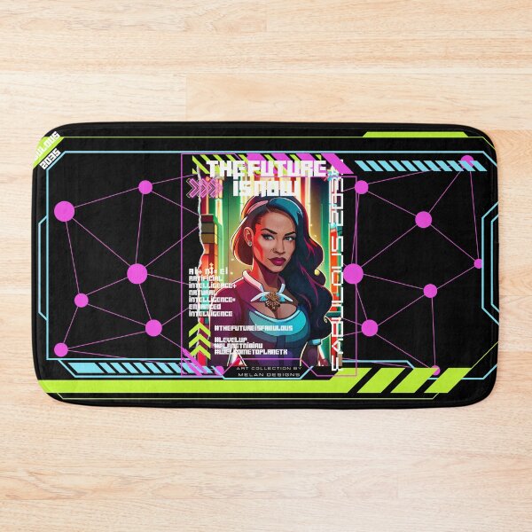 Item preview, The Future Is Now Fabulous Cyberpunk Woman Futuristic  designed and sold by Melan Designs.