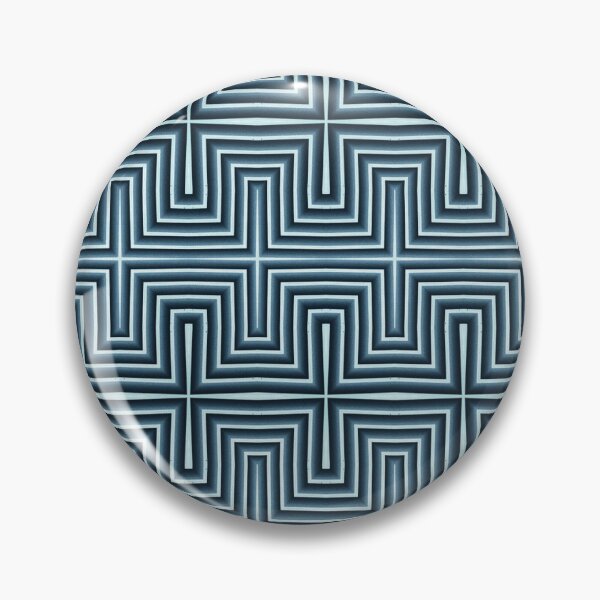 Artikelvorschau, Geometrisches blaues Muster entworfen und verkauft von mackngraphics.