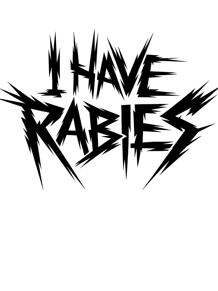 Thumbnail 3 of 3, Scarf, I Have Rabies Funny Embarrassing Raunchy Gear designed and sold by DynamicDesign.