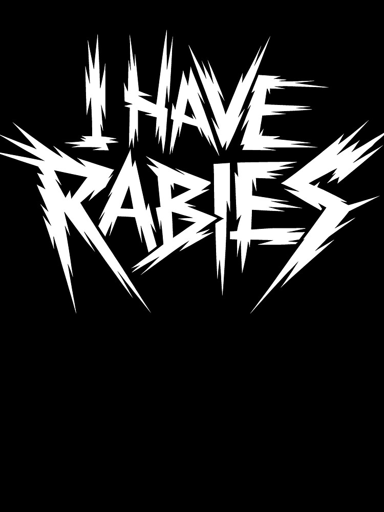 Thumbnail 3 of 3, Scarf, I Have Rabies Funny Embarrassing Raunchy Gear designed and sold by DynamicDesign.