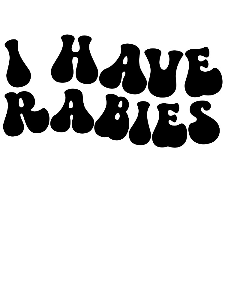 Thumbnail 3 of 3, Scarf, I Have Rabies Funny Embarrassing Raunchy Gear designed and sold by DynamicDesign.