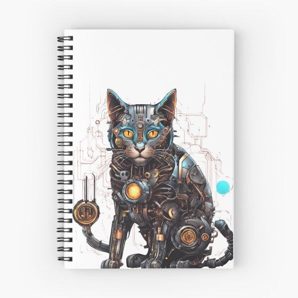 Item preview, The Cat is Cybernetic, Mechanical, Steampunk. designed and sold by Ant Category.