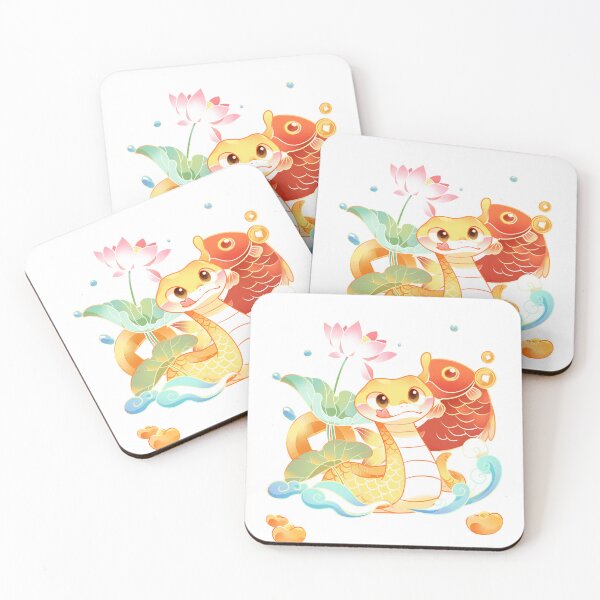 Item preview, Happy new year snake Chinese zodiac Cute year of the snake lunar new year Chinese new year snake zodiac  year of the snake sticker  good fortune designed and sold by LaundrySalt.