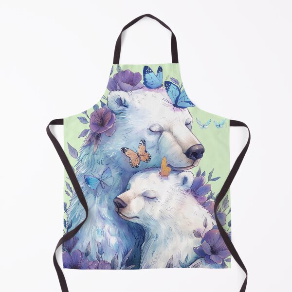 Item preview, White bears mother and her baby designed and sold by IreneRuya.