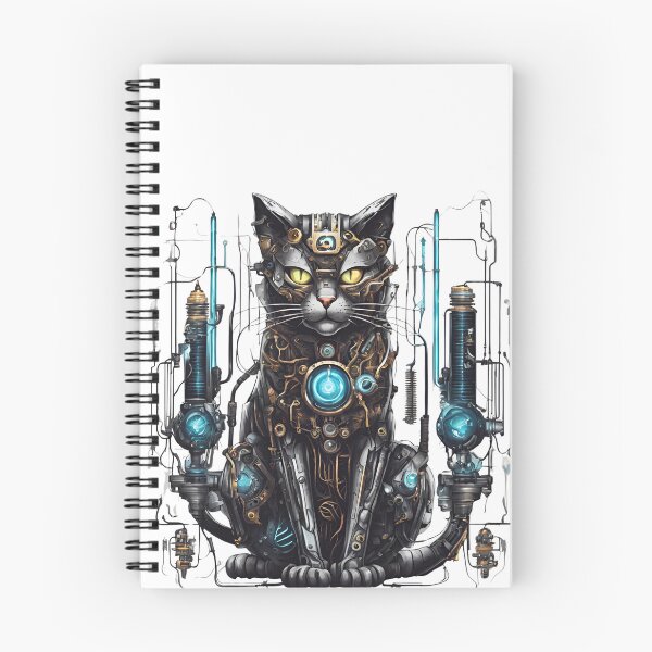 Item preview, The Cat is Cybernetic, Mechanical, Steampunk. designed and sold by Ant Category.