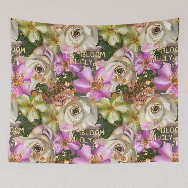 Item preview, Rebel in Bloom designed and sold by Catherine Wallace Art.