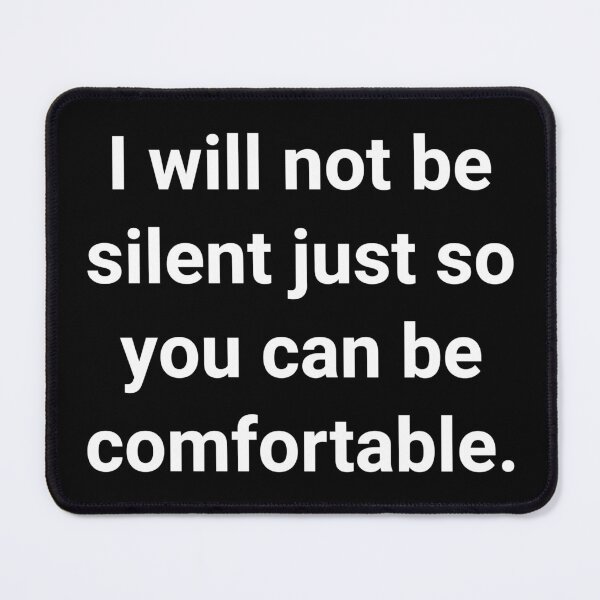 Item preview, I will not be silent  designed and sold by Rachel the Artist .
