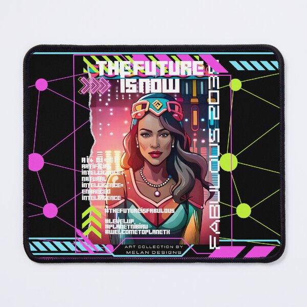 Item preview, Fabulous Cyberpunk Woman Futuristic The Future Is Now designed and sold by Melan Designs.