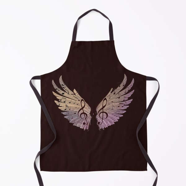 Item preview, Elegant Musical Note Wings in Purple and Brown Tones designed and sold by bAIryBarn.