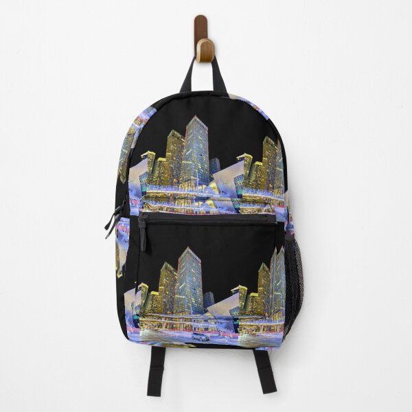 Item preview, Bright Lights City Night Skyline designed and sold by SafariByMarisa.