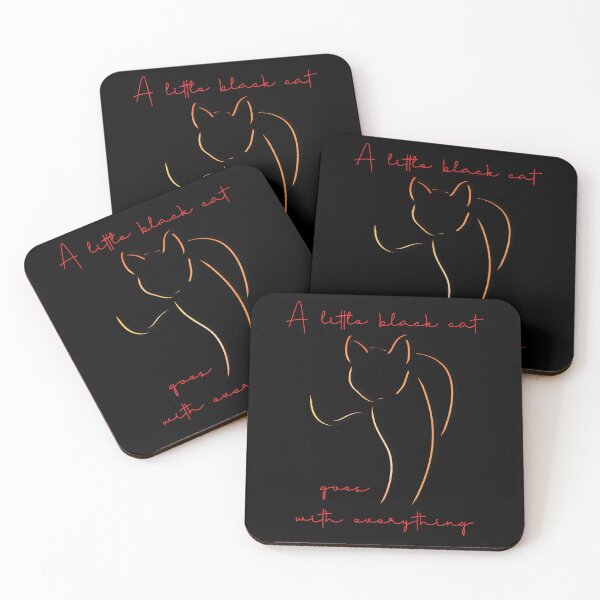 Item preview, A Little Black Cat Goes With Everything designed and sold by FaeryNuff.