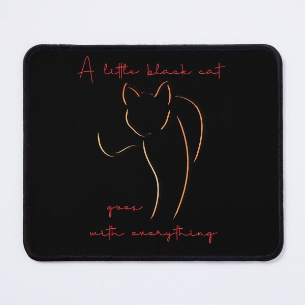 Item preview, A Little Black Cat Goes With Everything designed and sold by FaeryNuff.