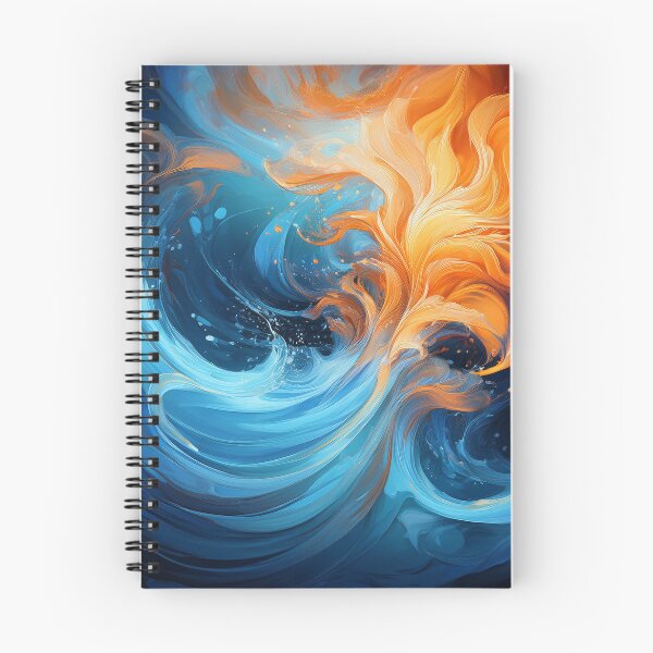 Item preview, Abstract Art of Water & Fire designed and sold by Jollence Lee.
