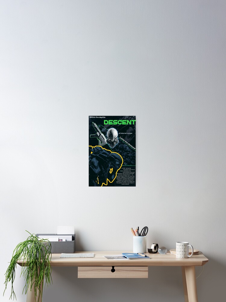 Thumbnail 2 of 3, Poster, DESCENT designed and sold by AIrtastic.