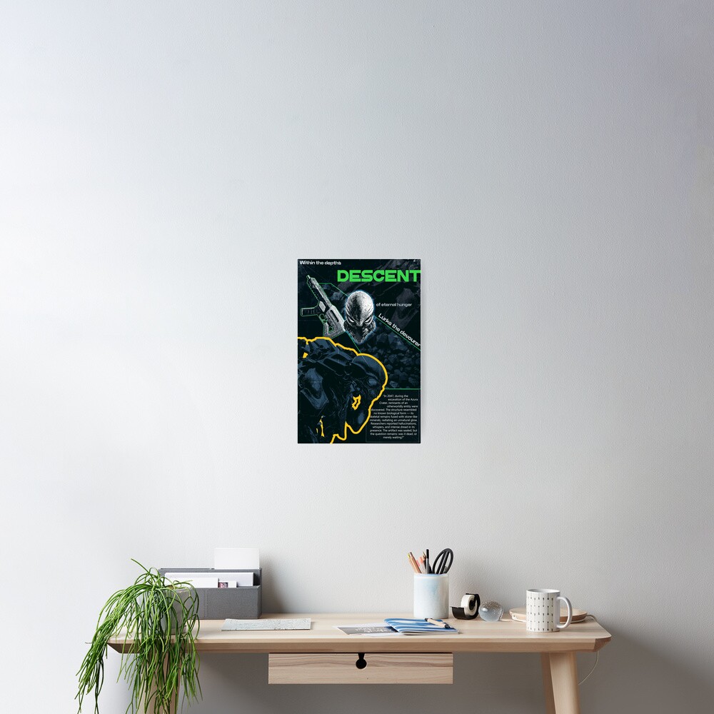 Vista previa del artículo con la obra «Póster», diseñado y vendido por AIrtastic.