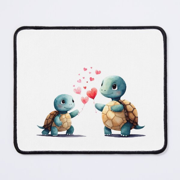 Item preview, Watercolor turtle, watercolor turtles, valentine day, love, adorable animals designed and sold by Victoria Riabov.