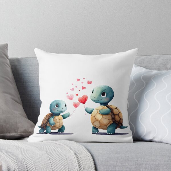 Item preview, Watercolor turtle, watercolor turtles, valentine day, love, adorable animals designed and sold by Victoria Riabov.
