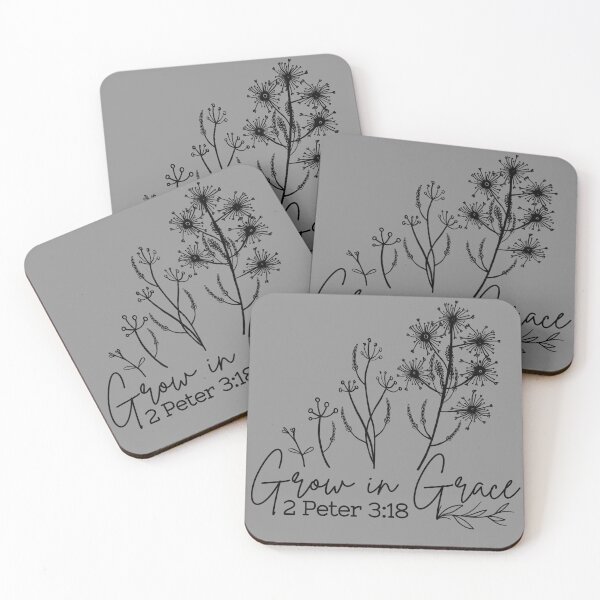 Item preview, Grow in Grace, black design designed and sold by MoriaStore.