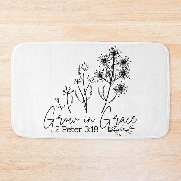 Item preview, Grow in Grace, black design designed and sold by MoriaStore.