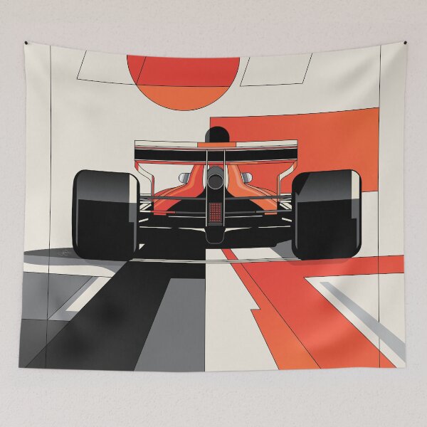 Item preview, Formula One graphic poster design designed and sold by blackdogshop.
