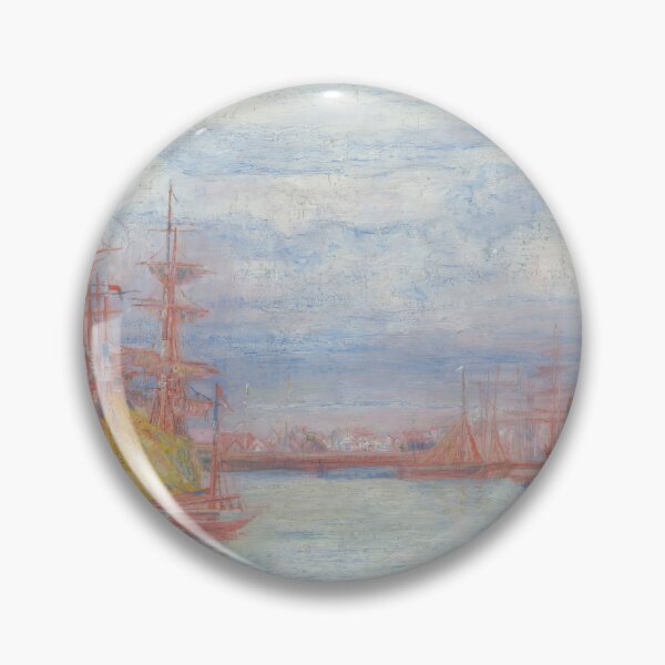Item preview, Ostend Harbor by James Ensor (1900) designed and sold by CASturgill.
