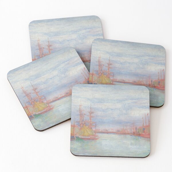 Item preview, Ostend Harbor by James Ensor (1900) designed and sold by CASturgill.