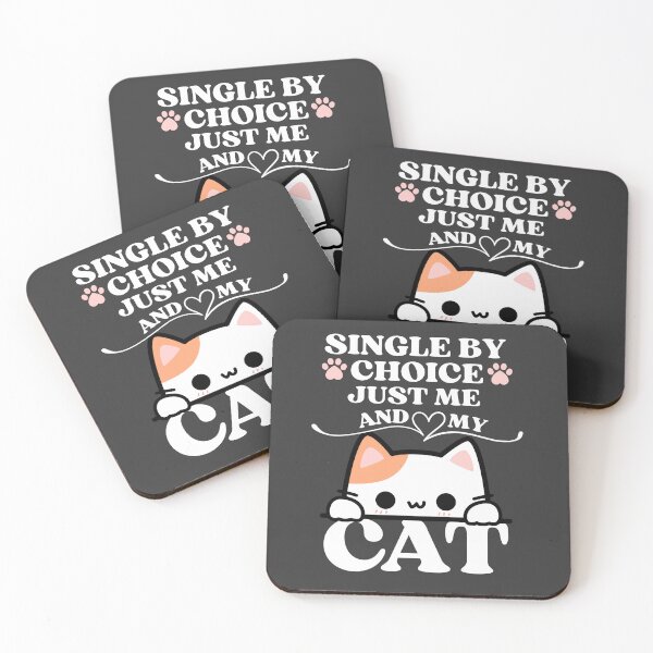 Item preview, Single by choice - cat lover - Valentine's humor designed and sold by EvergreenWhimsy.