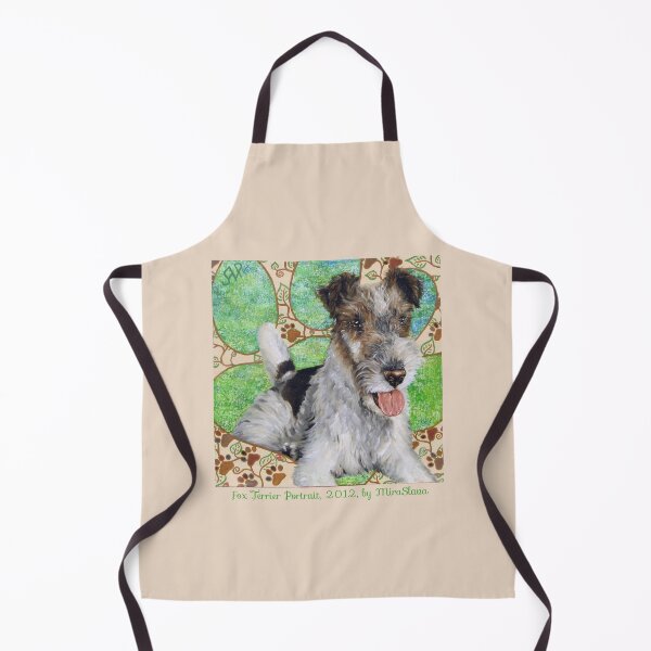 Artikelvorschau, Foxterrier-Porträt, 2012 von MiraSlava entworfen und verkauft von ArtMiraSlava.