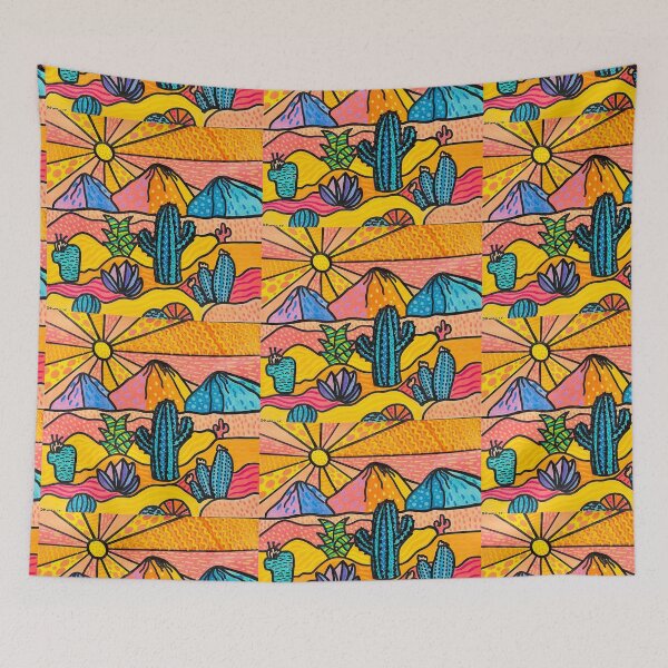 Item preview, Catcus Mountains  designed and sold by Rebecca Lyon Art .