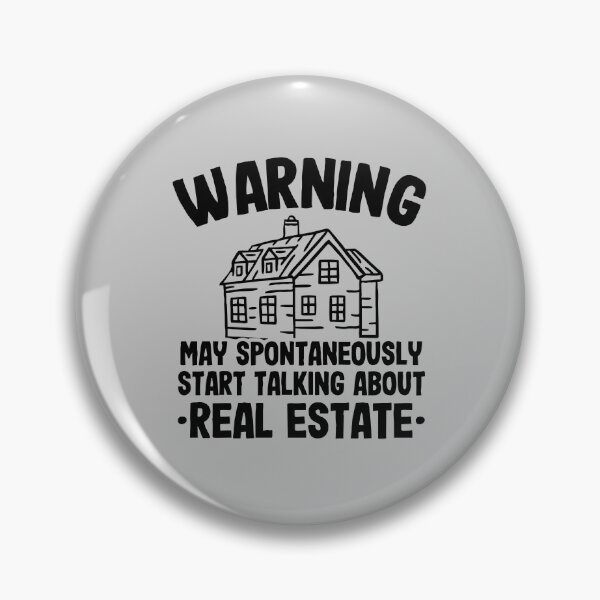 Item preview, Warning May Talk About Real Estate Agent Realtor designed and sold by zhilwahesani.
