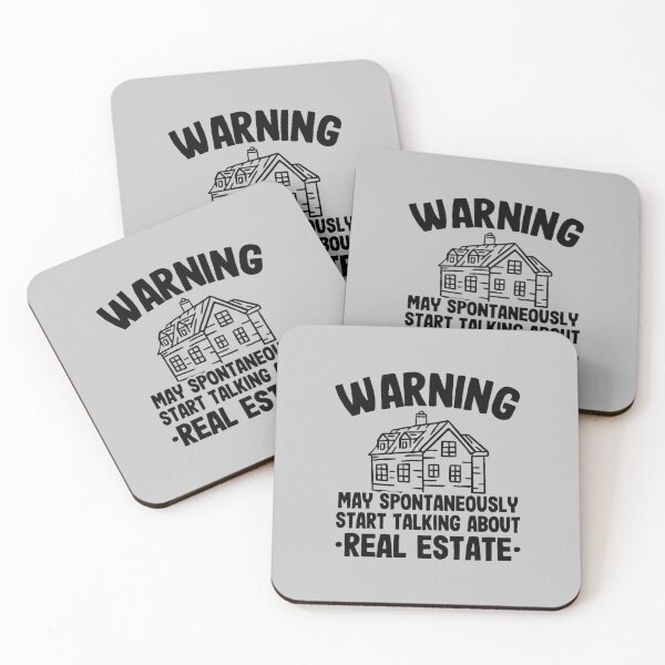 Item preview, Warning May Talk About Real Estate Agent Realtor designed and sold by zhilwahesani.
