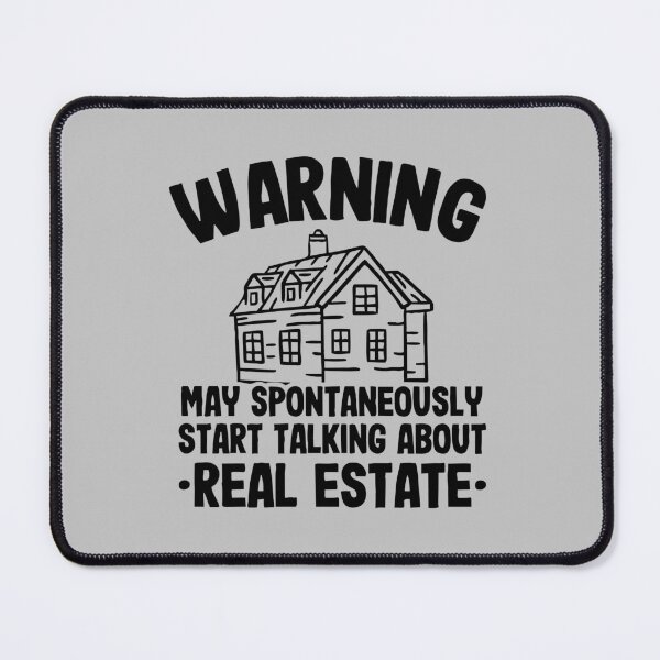 Item preview, Warning May Talk About Real Estate Agent Realtor designed and sold by zhilwahesani.