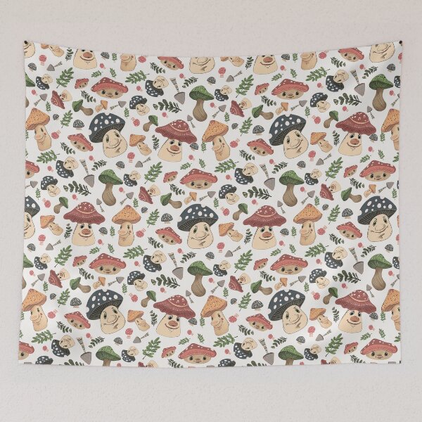 Item preview, Mushroom Character Faces designed and sold by JessKingArtist.