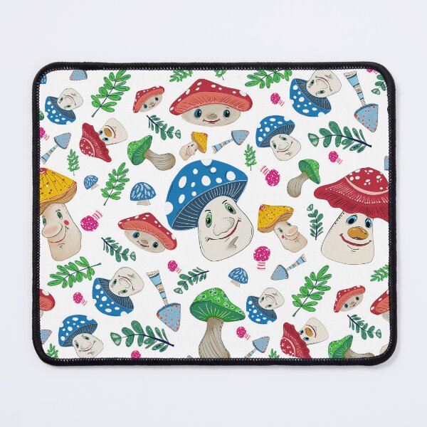 Item preview, Colorful Mushroom Character Faces designed and sold by JessKingArtist.