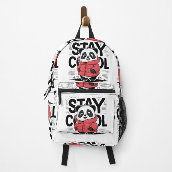Item preview, Winter Panda Vibes - Chill Panda in a Red Jacket designed and sold by Wildlife2021.