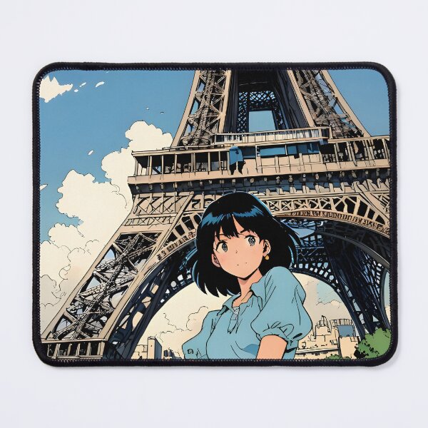 Item preview, Eiffel Tower Anime Retro 80s designed and sold by 1998Tienda.